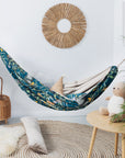 The Jungle Nap Hammock - A Tropical Oasis for Family Relaxation & Adventure - Soft, Safe & Handmade by Sówka at www.brixbailey.com