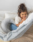 The Little Haven Hammock - Checkered Boucle Knit for Kids: Comfortable, Safe & Handmade by Sówka at www.brixbailey.com