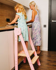 Versatile Space Saving Kitchen Step Stool for Children