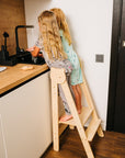 Versatile Space Saving Kitchen Step Stool for Children