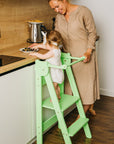 Versatile Space Saving Kitchen Step Stool for Children