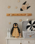 Wooden Wall Decoration - Moon, Saturn, Rocket & 10 Stars
