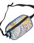 Spacious Water Resistant Waist Bag in Tropics Pattern