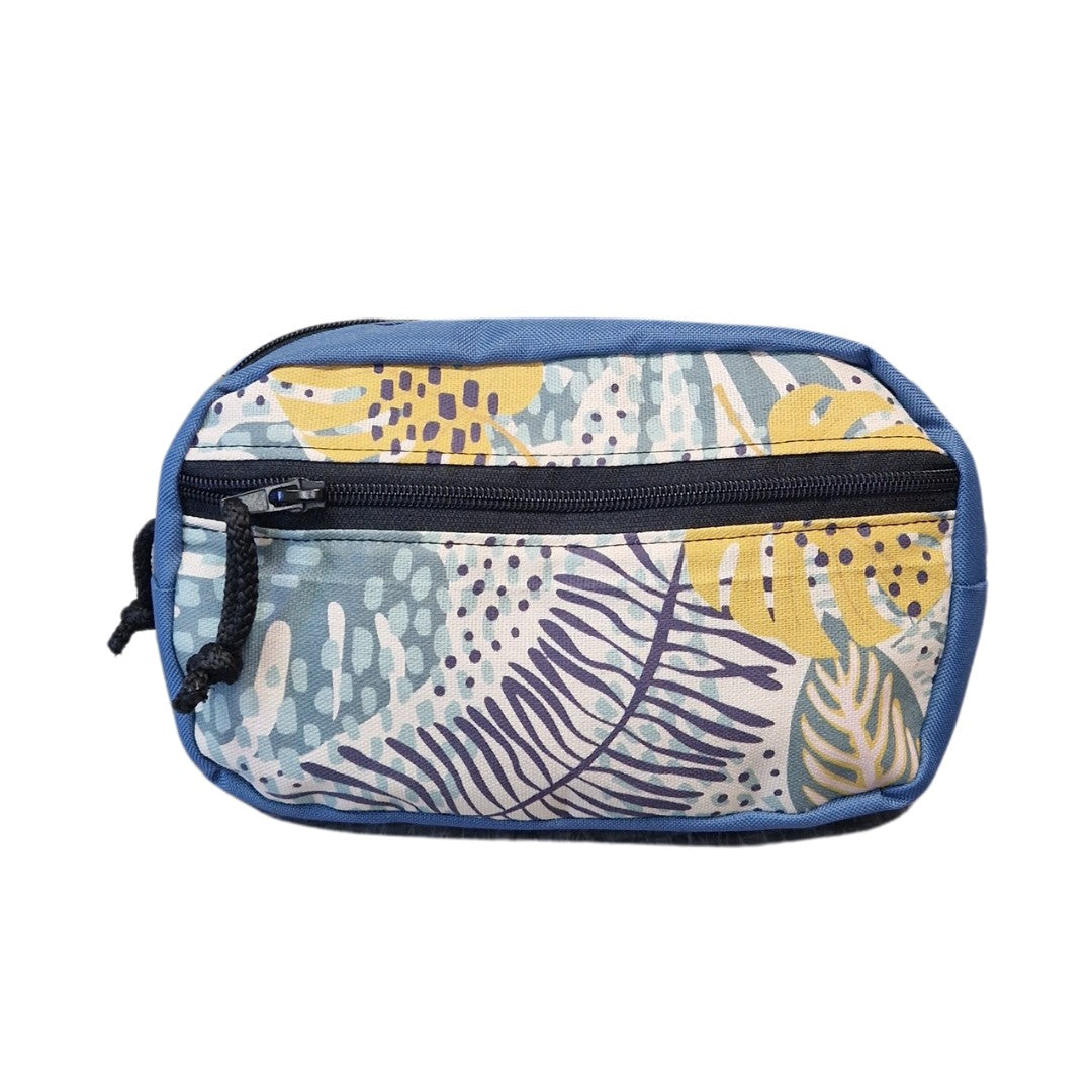 Spacious Water Resistant Waist Bag in Tropics Pattern