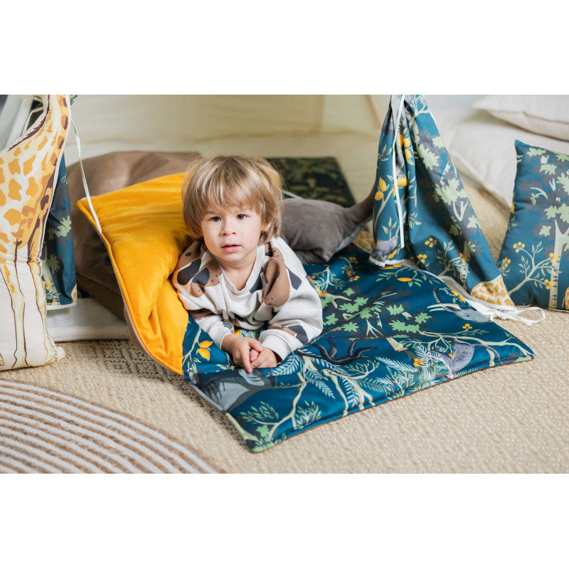 Kids&#39; Hypoallergenic Sleeping Bag – Velvet &amp; Cotton by Sówka at brixbailey.com