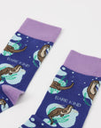 Save the Sport Otters Bamboo Socks in Purple