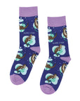 Save the Sport Otters Bamboo Socks in Purple