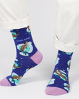 Save the Sport Otters Bamboo Socks in Purple