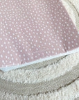 Anti-Roll Wedge Changing Mat - Dusky Pink Spotty Print
