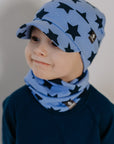 Spring to Autumn Cotton Kids Cap with Stars