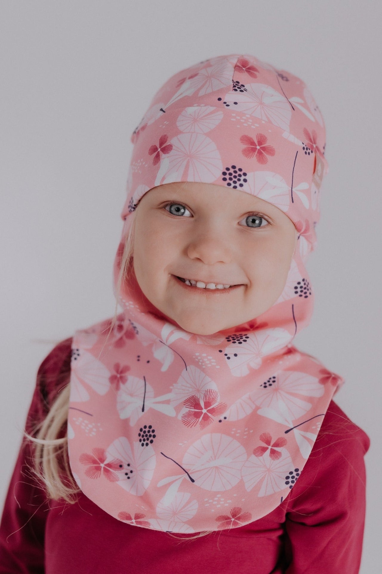 BREDEN Kids Balaclava - Dual-Layer Cotton Jersey, Convertible 2in1 Hat & Scarf, Designed in Europe by Breden at www.brixbailey.com