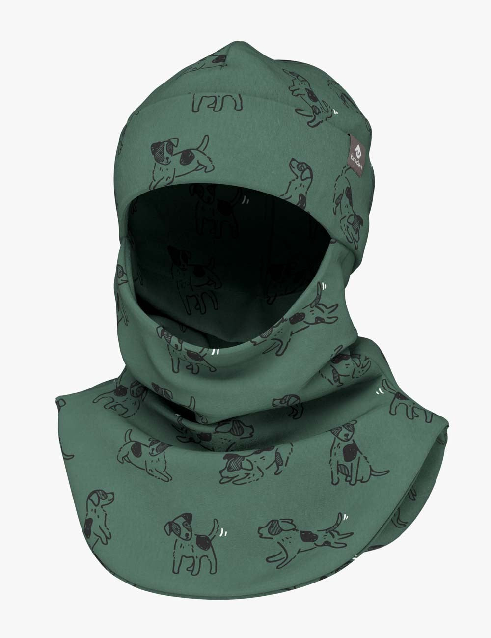 Green Dogs Balaclava for Kids