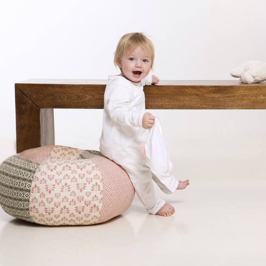 Bunny Babygrow With Pompom Tail