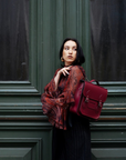 Handmade Leather City Backpack - Oxblood