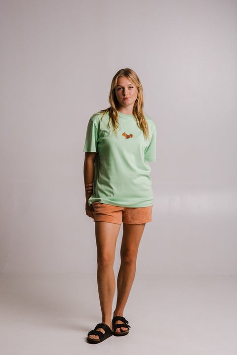 Premium heavy fabric, embroidered, regular-fit, unisex t-shirt. by Sossu at www.brixbailey.com