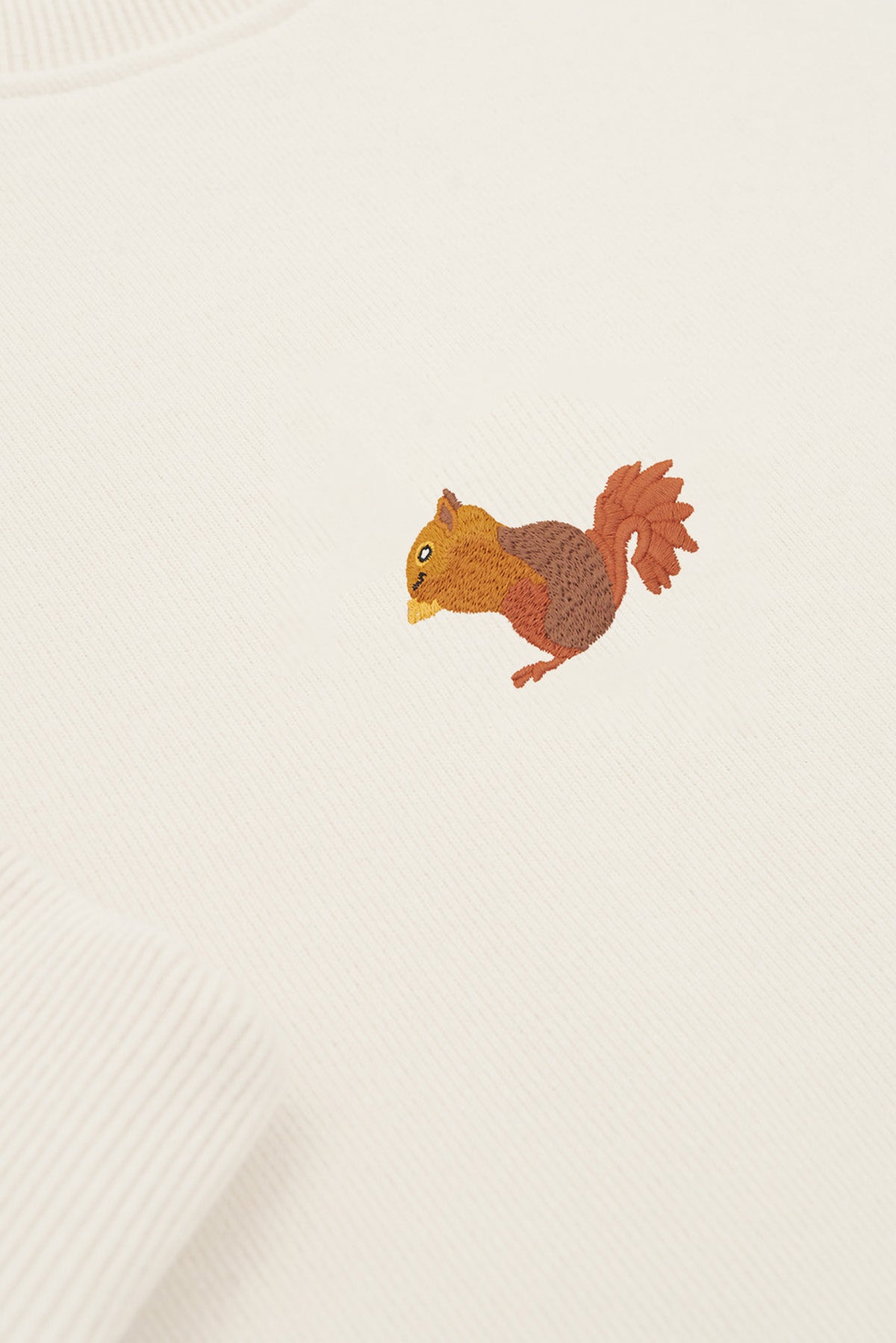 Cream Unisex Squirrel Sweatshirt