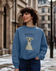 Whippet-Inspired Women’s Oversized Sweatshirt: Cozy, Cool, and Zoomie-Approved!