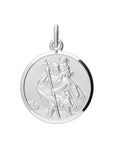 St Christopher Necklace – Sterling Silver Necklace With Travelers Prayer Pendant