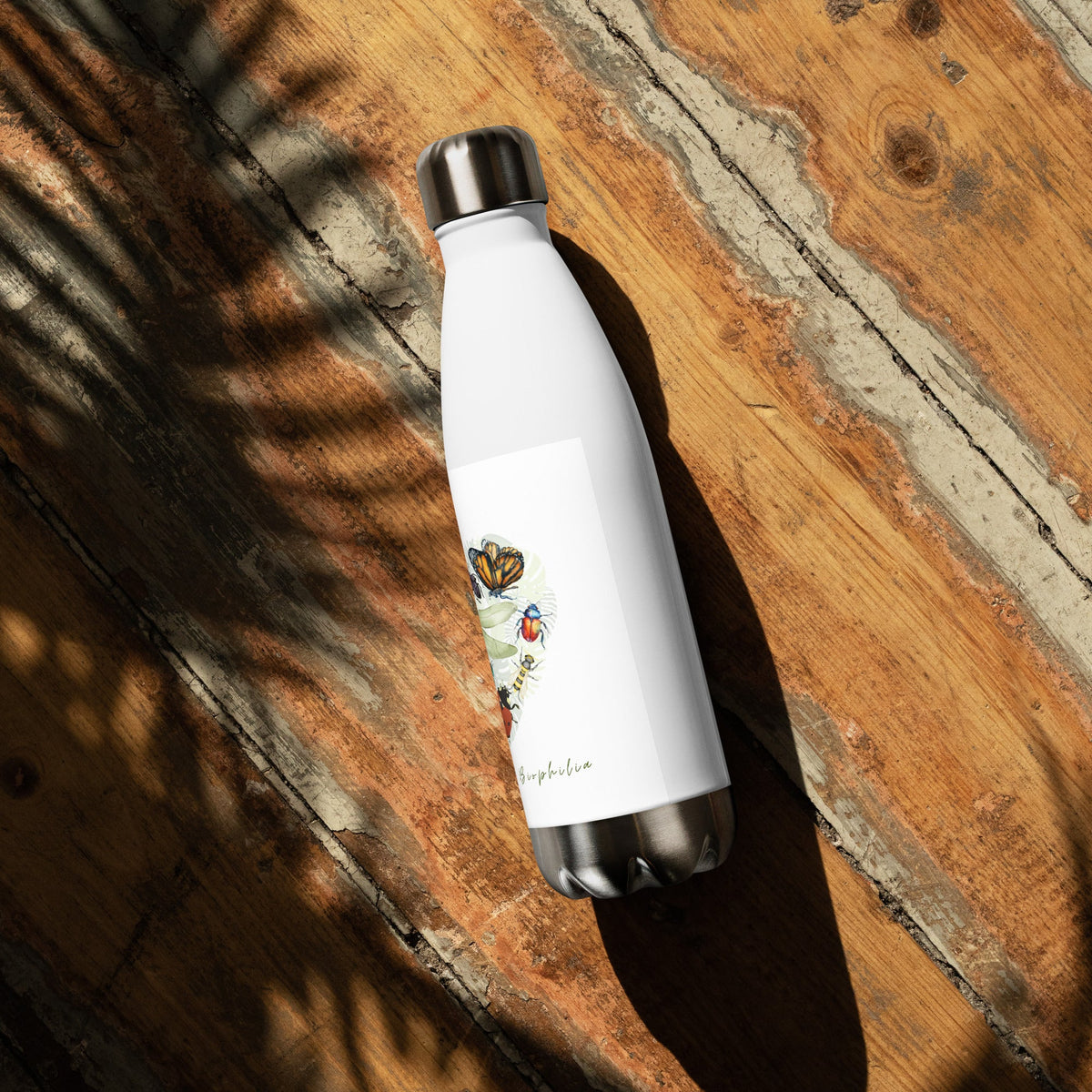 Stainless steel water bottle