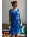 Star Breastfeeding Dress | Navy Nursing Dress | Limited Edition | MilkyMoon