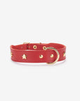 Branni "Star" Handmade Italian Leather Dog Collar