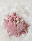 Soft Pink Velvet Star Garland