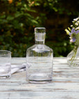 A Crystal Decanter with Stars Design