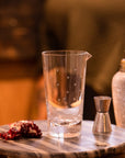A Mixing Glass with Stars Design
