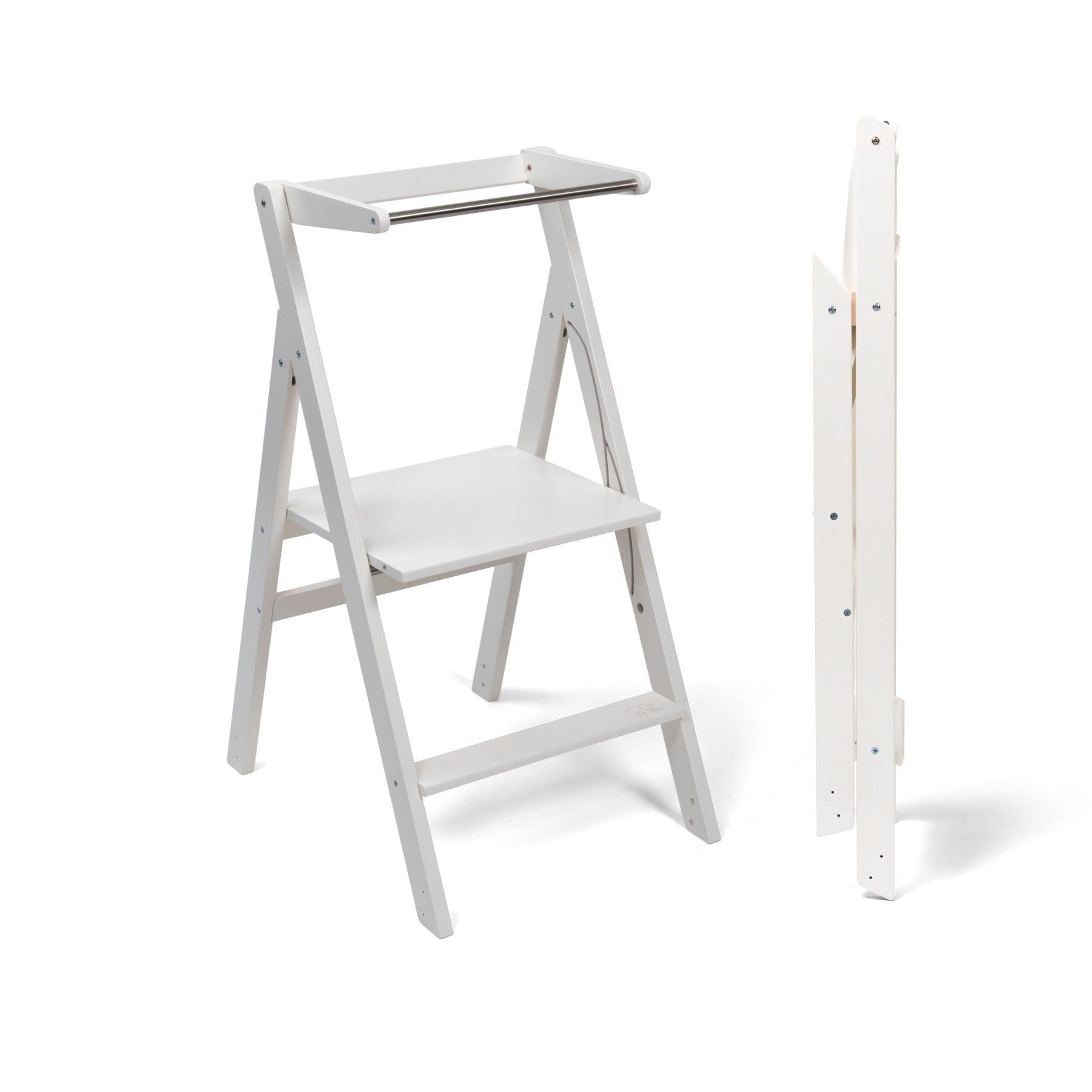 Foldable Toddler Helper Tower White