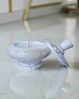 Repurposed Stone Trinket Dish Candle