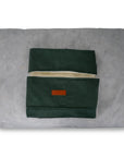 THE RICHMOND | LUXURY GREEN FLAT PILLOW DOG BED