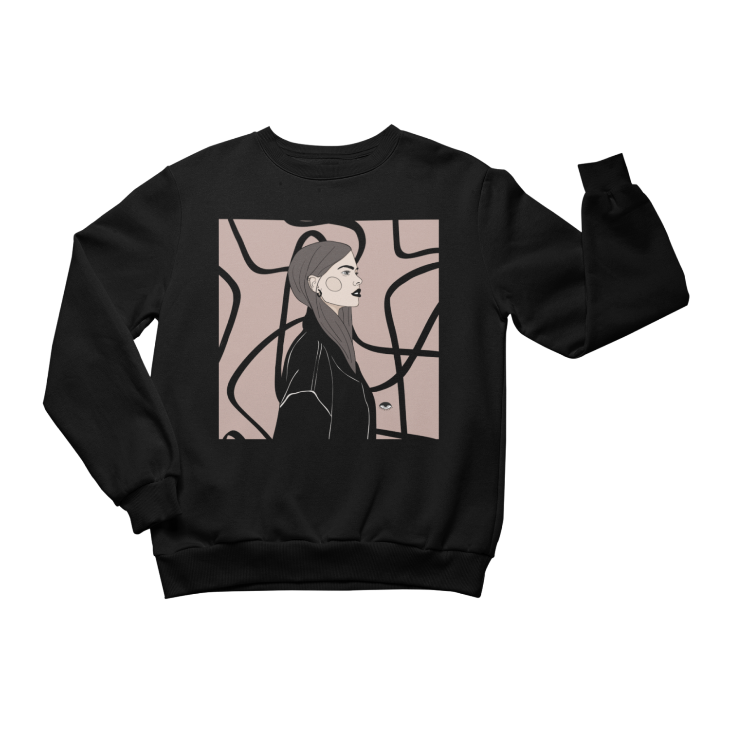 Unisex Crewneck Sweatshirt with Whimsical Artwork