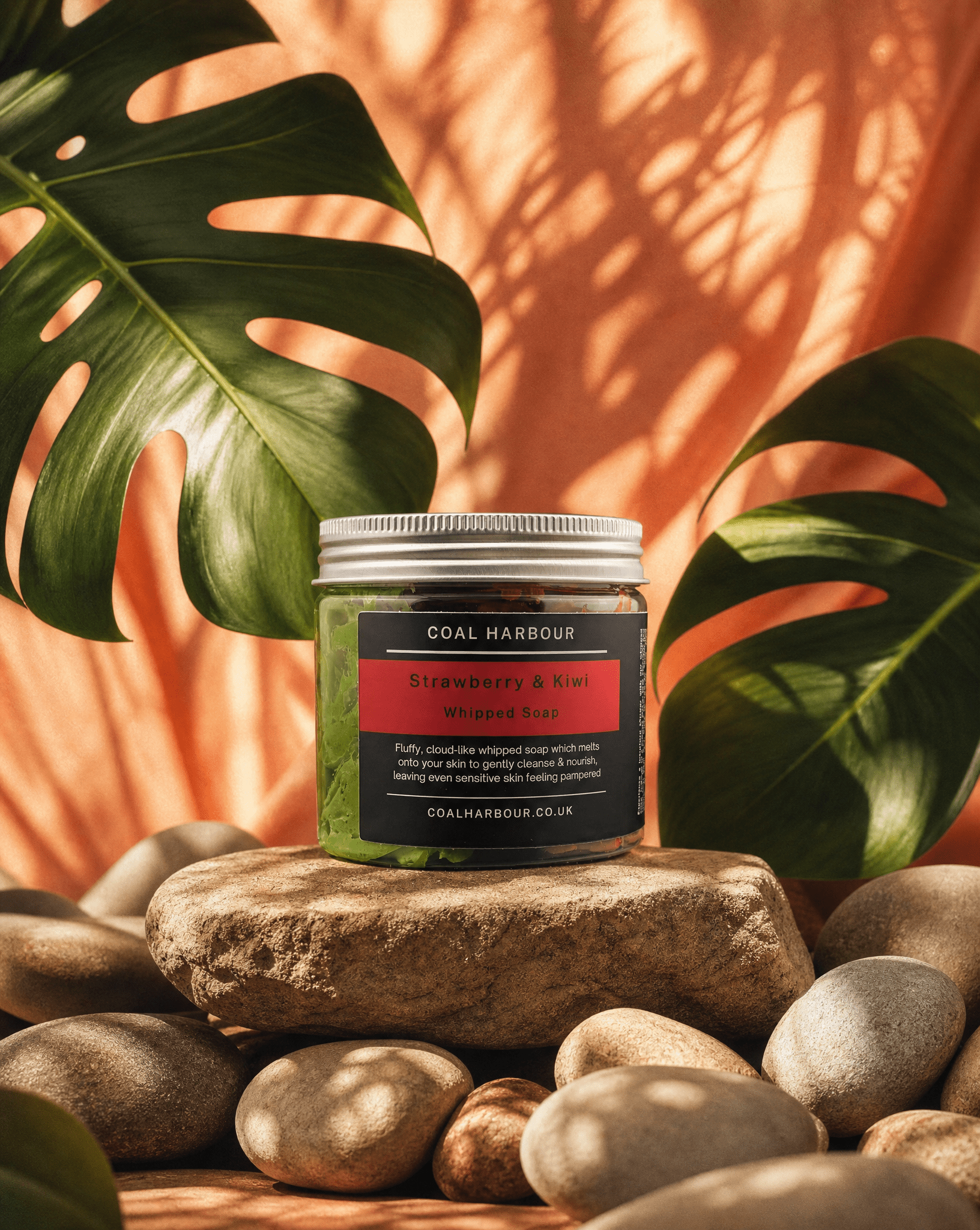 Strawberry &amp; Kiwi Whipped Soap 120g