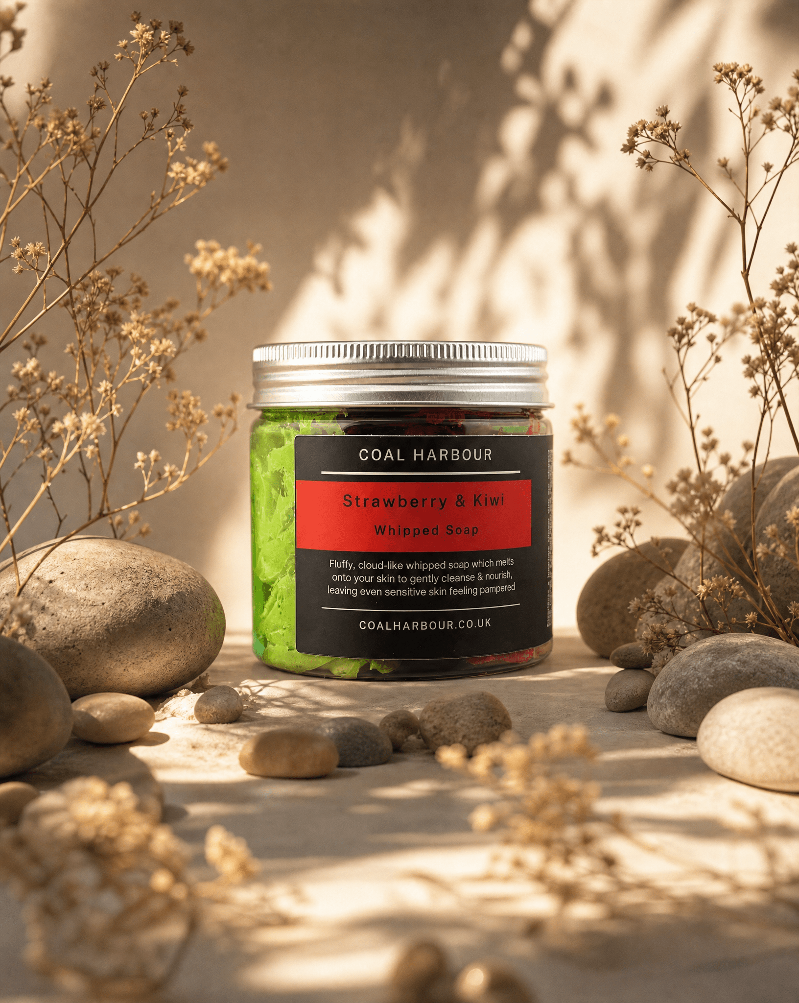 Strawberry &amp; Kiwi Whipped Soap 120g