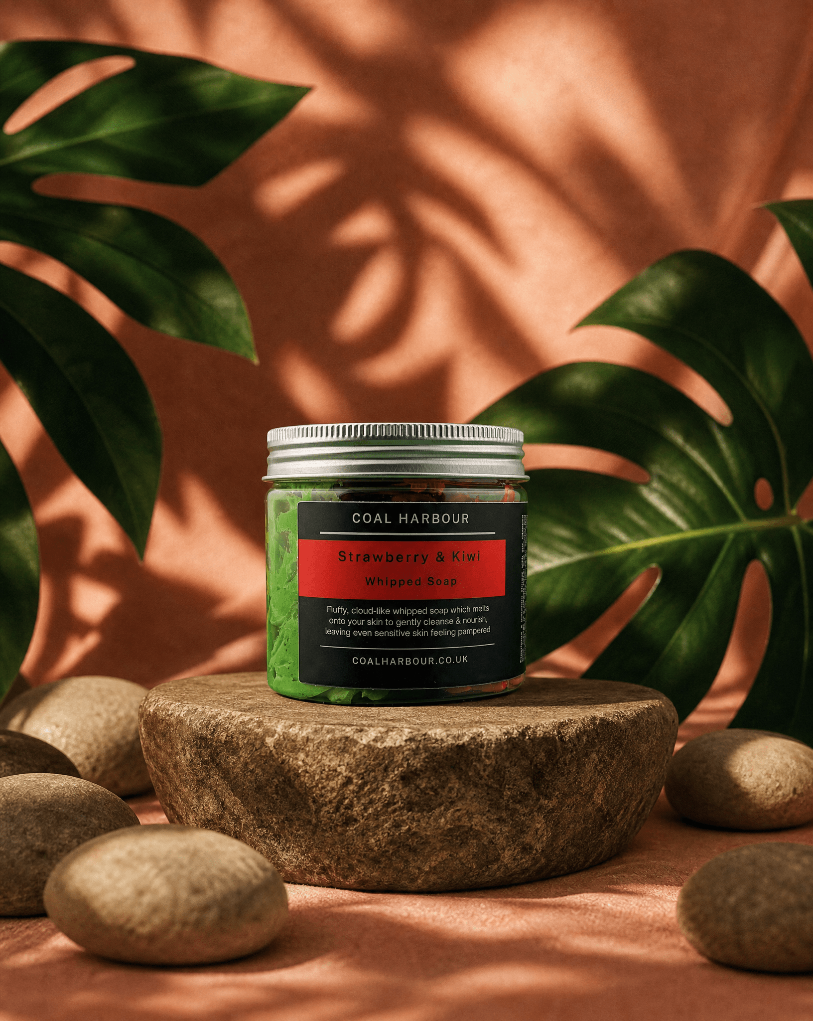 Strawberry &amp; Kiwi Whipped Soap 120g
