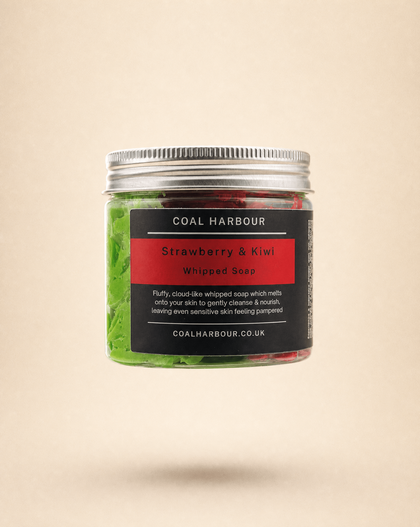 Strawberry &amp; Kiwi Whipped Soap 120g