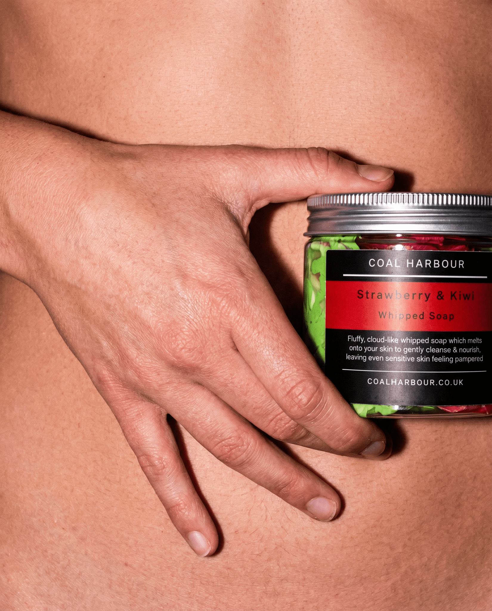 Strawberry &amp; Kiwi Whipped Soap 120g