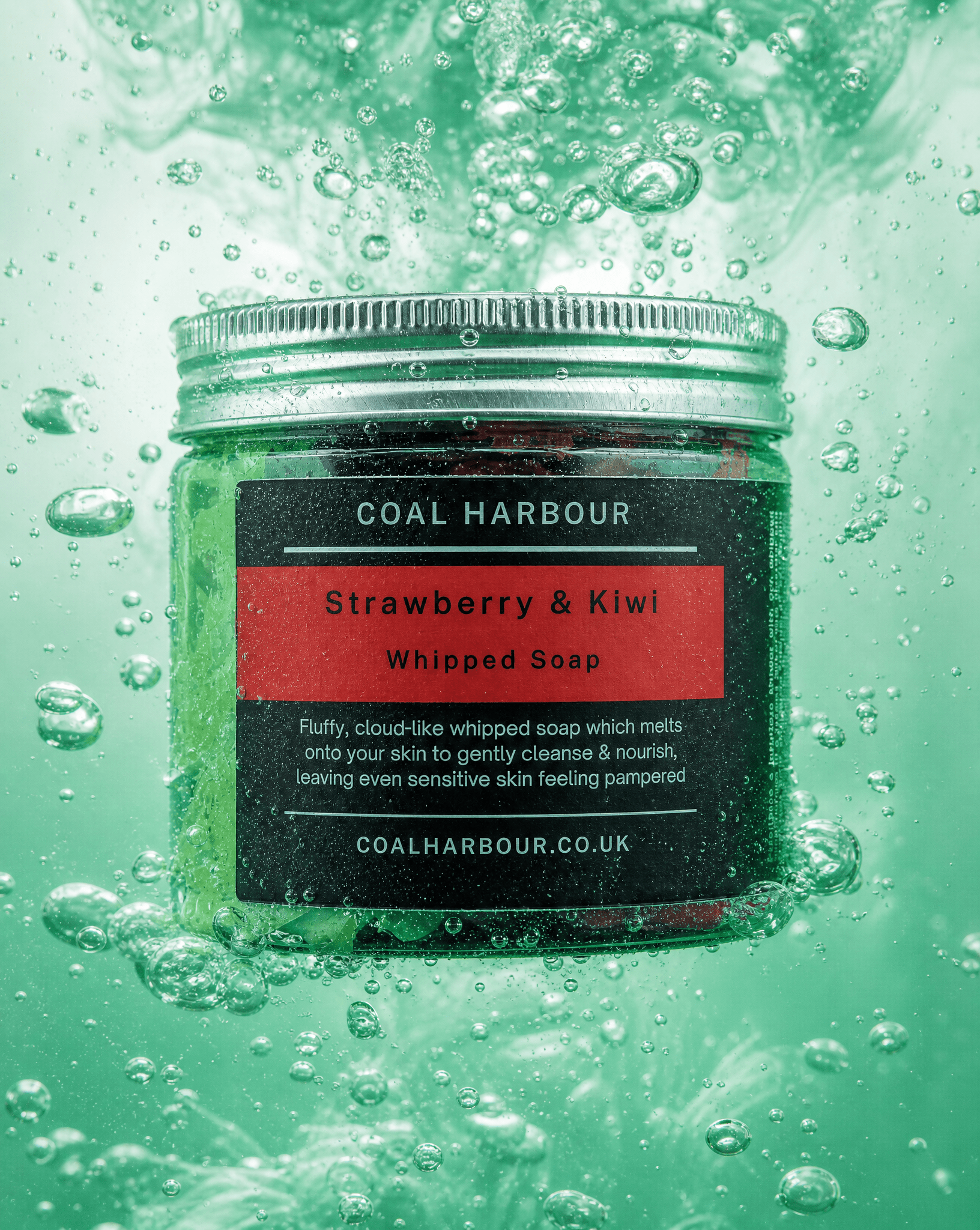 Strawberry &amp; Kiwi Whipped Soap 120g