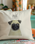 Snuggle Up with Pug Vibes – Adorable Pug Cushion Cover!