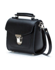 Handmade Leather Sugarcube Handbag - Black