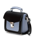 Handmade Leather Sugarcube Handbag - Mocha Mauve