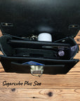 Handmade Leather Sugarcube Handbag - Black