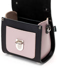 Handmade Leather Sugarcube Handbag - Rose Truffle