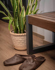 Sulbi Recycled Unisex Slippers - Dark Brown 