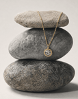 Sunburst Necklace - Green Quartz in Gold or Silver