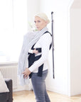 Nursing Scarf/Poncho - Grey-4