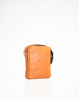 Cognac Brown Large Leather Shoulder Bag