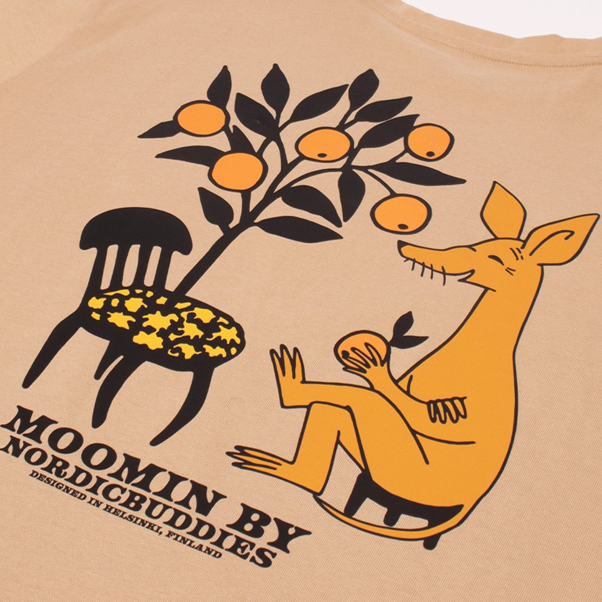 Organic Cotton T Shirt in Sniff Beige