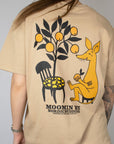 Official Moomin Product by Nordicbuddies - Organic Cotton Unisex T-Shirt in Beige by Moomin by NordicBuddies at www.brixbailey.com