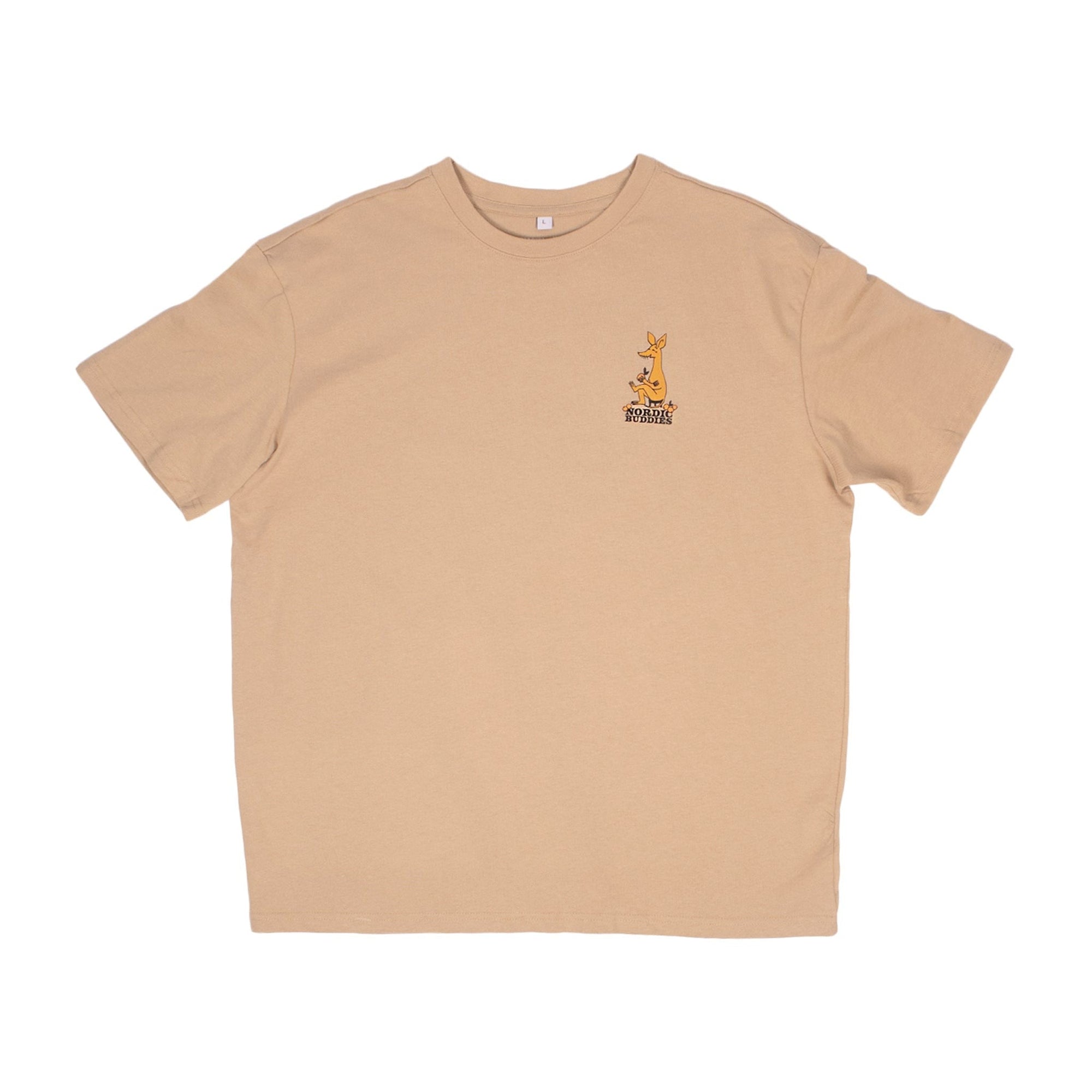 Organic Cotton T Shirt in Sniff Beige